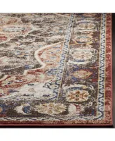 Safavieh Bijar BIJ648 Brown and Rust 5'3" x 7'6" Area Rug