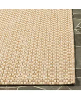 Safavieh Courtyard CY8653 Natural and Cream 5'3" x 7'7" Sisal Weave Outdoor Area Rug