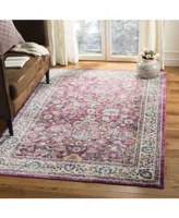 Safavieh Merlot MER196 Red and Multi 5'1" x 7'6" Area Rug