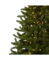 Nearly Natural 7.5' Rembrandt Christmas Tree w/Clear Lights