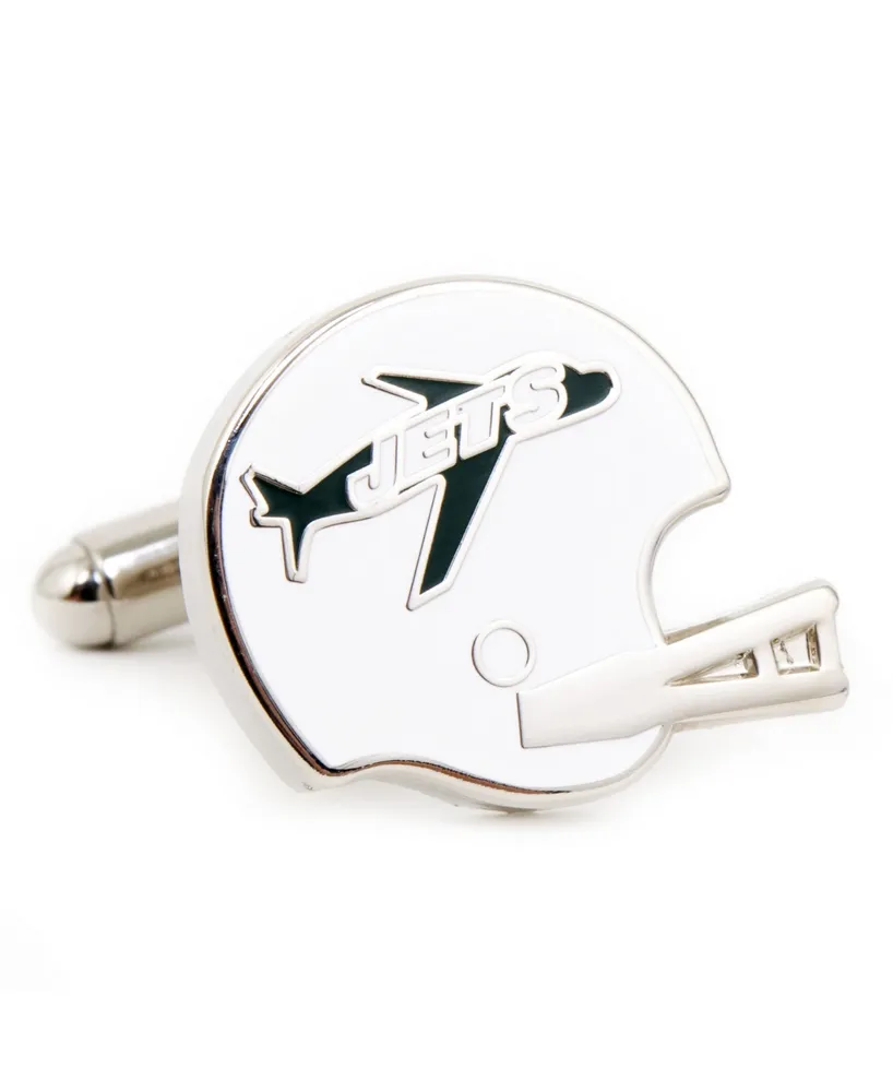 Retro New York Jets Helmet Cufflinks