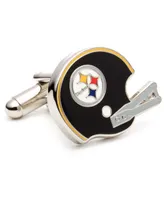 Retro Pittsburgh Steelers Helmet Cufflinks