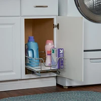 Household Essentials Design Trend 11.5" Standard Depth 1-Tier Single Sliding Under Cabinet Shelf