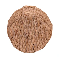 Household Essentials X-Weave Round Wicker Floor Basket