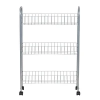 Household Essentials Slimline 3-Shelf Utility Cart