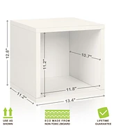 Way Basics Eco Stackable Storage Cube and Cubby Organizer