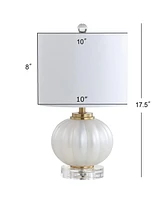 Jonathan Y Pearl Glasscrystal Led Table Lamp