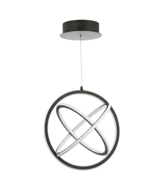 Jonathan Y Orbit Adjustable Integrated Led Metal Pendant