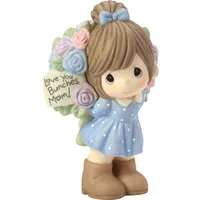 Precious Moments Love You Bunches Mom Girl Figurine Bisque Porcelain 183004