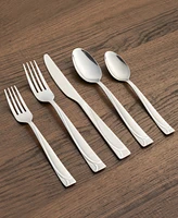 Cambridge Silversmiths Mena Frost 40-Piece Flatware with Chrome Buffet, Service for 8