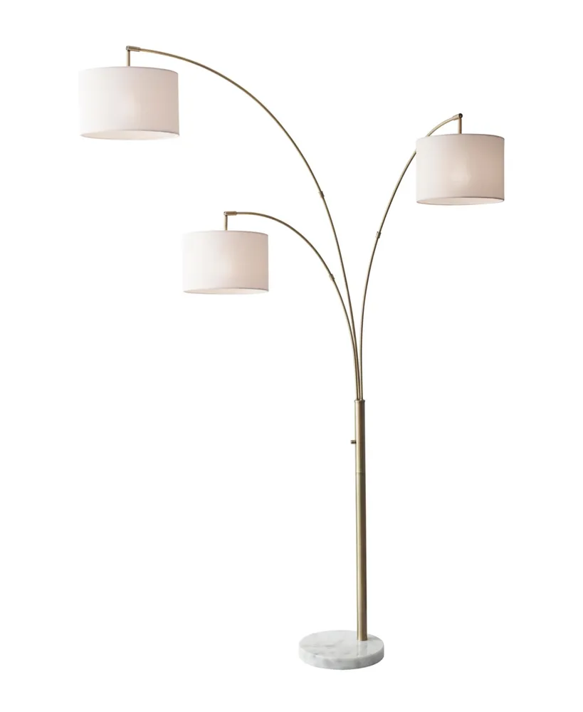 Adesso Bowery 3-Arm Arc Lamp