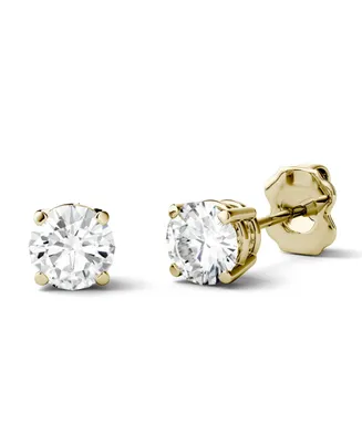 Moissanite Stud Earrings (1/2 ct. t.w. Diamond Equivalent) 14k white or yellow gold