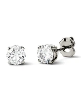 Moissanite Stud Earrings (1/2 ct. t.w. Diamond Equivalent) in 14k white or yellow gold