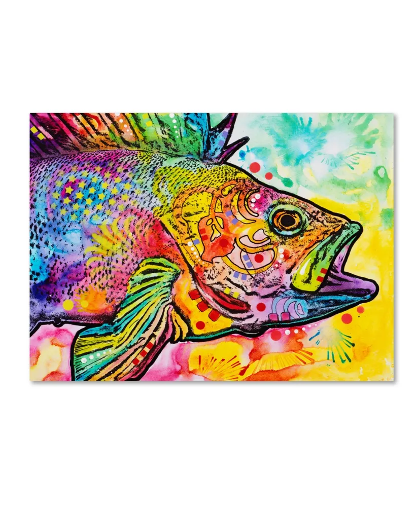 Dean Russo 'Fish' Canvas Art - 19" x 14" x 2"