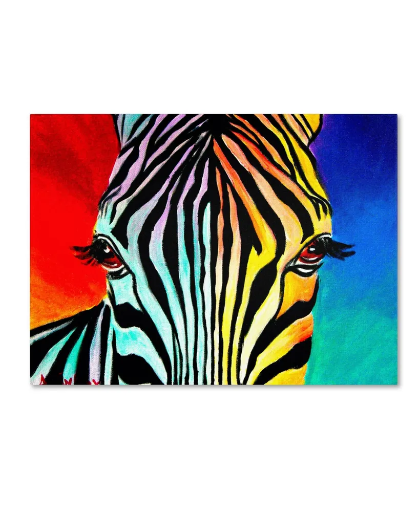 DawgArt 'Zebra' Canvas Art - 24" x 32" x 2"