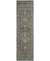 Safavieh Lyndhurst LNH338 Teal and Grey 2'3" x 8' Runner Area Rug