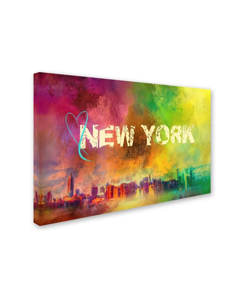 Jai Johnson 'Sending Love To New York' Canvas Art - 24" x 16" x 2"