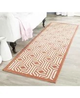 Safavieh Courtyard CY6113 Beige and Terracotta 2'3" x 6'7" Sisal Weave Runner Outdoor Area Rug