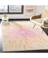 Safavieh Evoke EVK228 Fuchsia and Cream 5'1" x 7'6" Area Rug