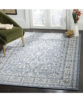 Safavieh Charleston CHL412 Navy and Creme 5'3" x 7'6" Area Rug