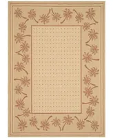 Safavieh Courtyard CY5148 Ivory and Rust 8' x 11' Sisal Weave Outdoor Area Rug