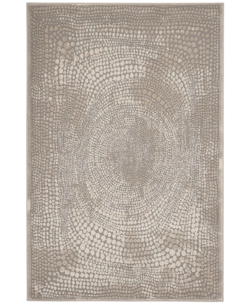 Safavieh Meadow MDW333 Ivory and Gray 3'3" x 5' Area Rug