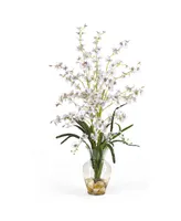 Nearly Natural Dancing Lady Liquid Illusion Silk Flower Arrangement