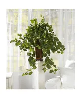 Nearly Natural Vining Pothos w/ Decorative Vase Silk Plant