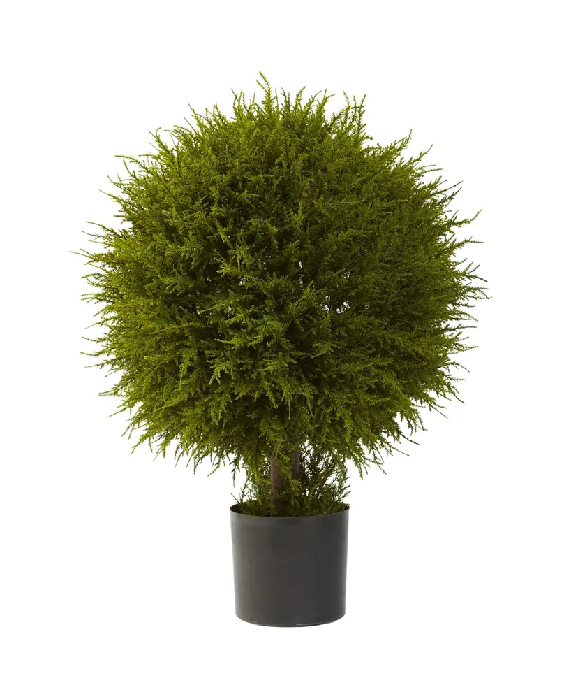 Nearly Natural 32" Cedar Ball Topiary