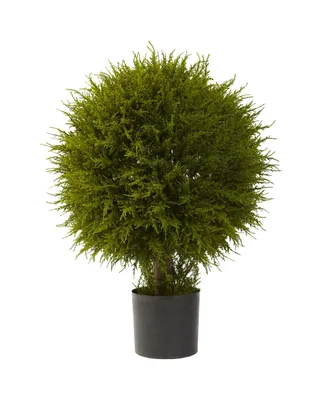 Nearly Natural 32" Cedar Ball Topiary