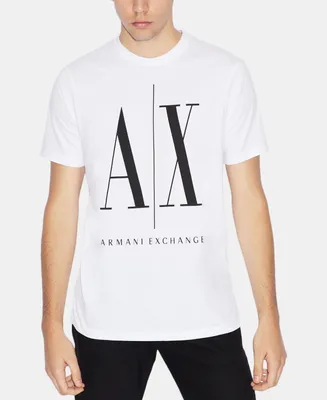 A|X Armani Exchange Men's Printed Icon Logo T-Shirt