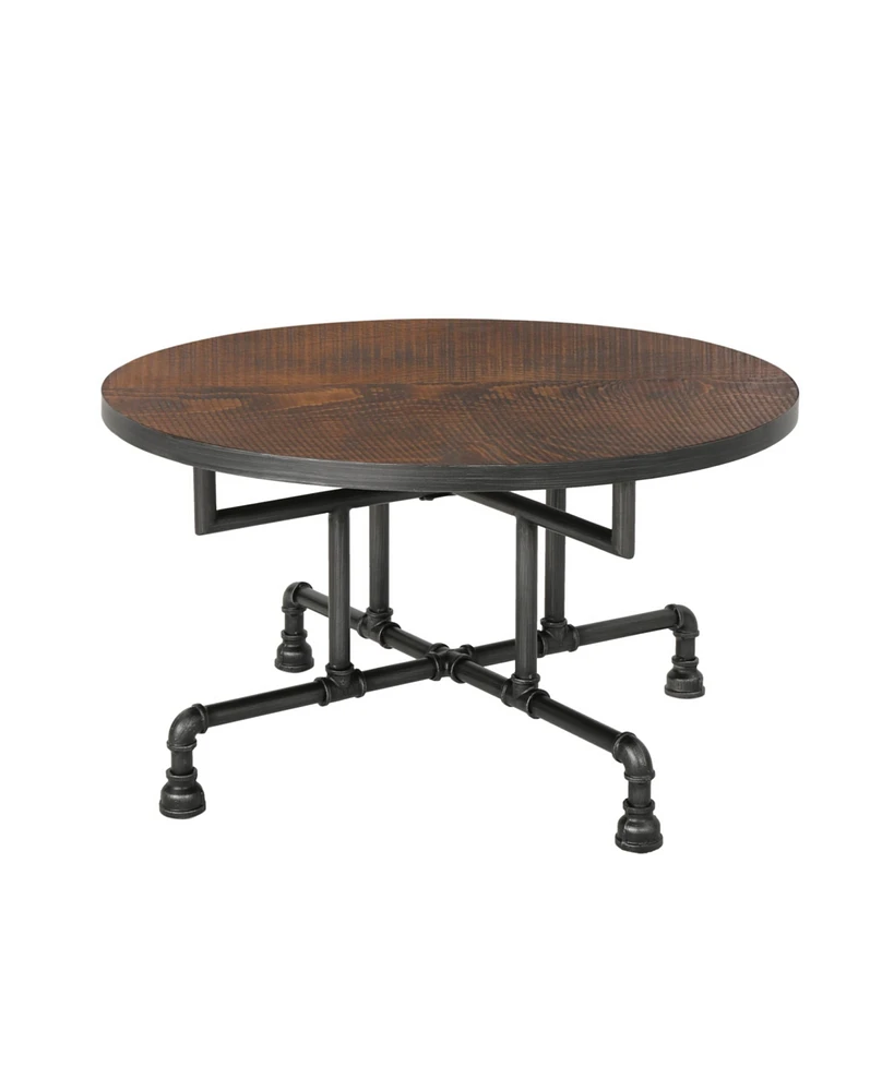 Westleigh Industrial Faux Wood Coffee Table