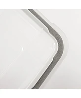 Iris Usa Qt. Plastic Storage Bins with Sealed Lids, Clear Gasket Box