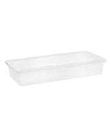 Iris 41 Quart Clear Storage Box, 1 Pack, Clear