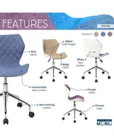 Techni Mobili Modern Adjustable Office Task Chair