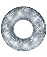 Pool Candy Glitter Swimming Pool Tube 48" - Silver Glitter