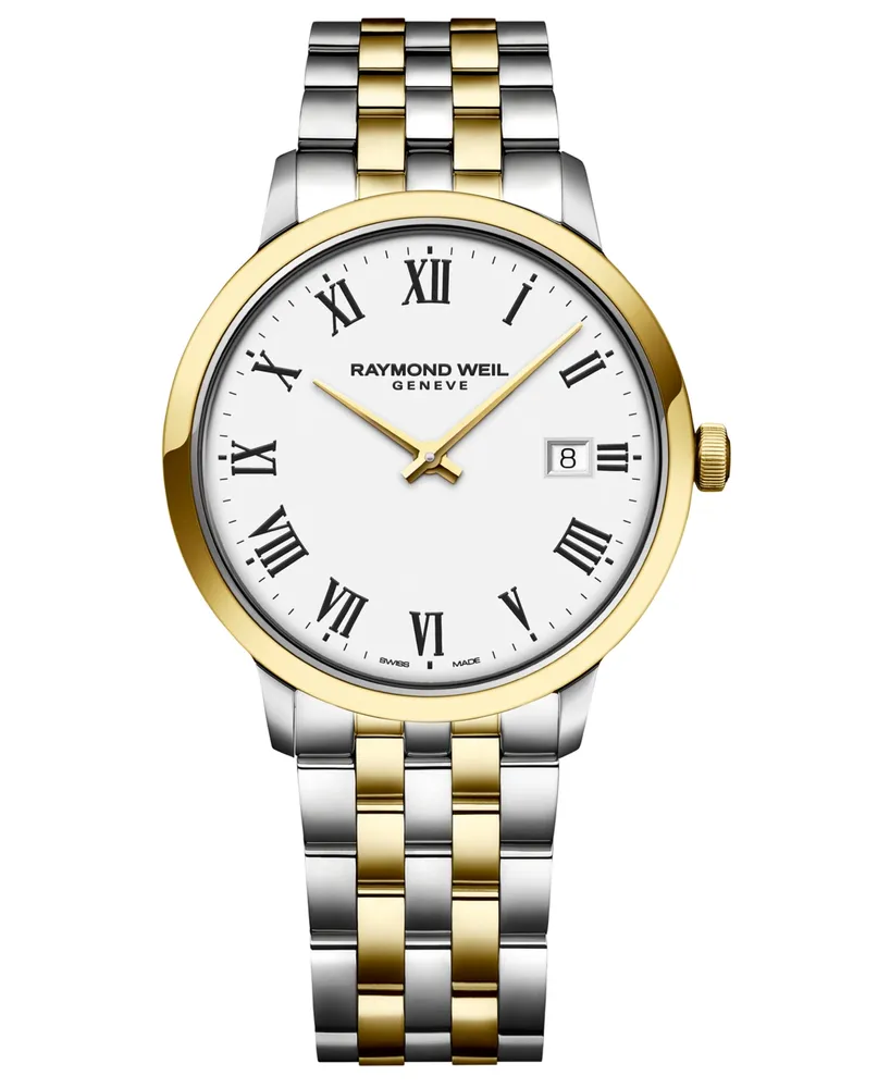 Raymond Weil Men's Swiss Toccata Two-Tone Stainless Steel Bracelet Watch 39mm