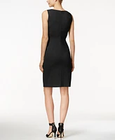 Calvin Klein Petite Starburst Sleeveless Sheath Dress