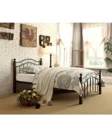 Aurora Metal Platform Bed, Full