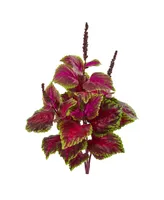 Nearly Natural 23" Coleus Bush Artificial Plant (Set of 6)