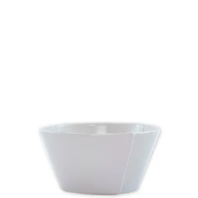 Vietri Lastra White Collection Stacking Cereal Bowl