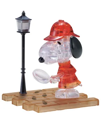 BePuzzled 3D Crystal Puzzle-Detective Snoopy