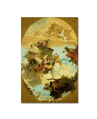 Tiepolo 'The Miracle Of The Holy House Of Loreto' Canvas Art - 47" x 30" x 2"
