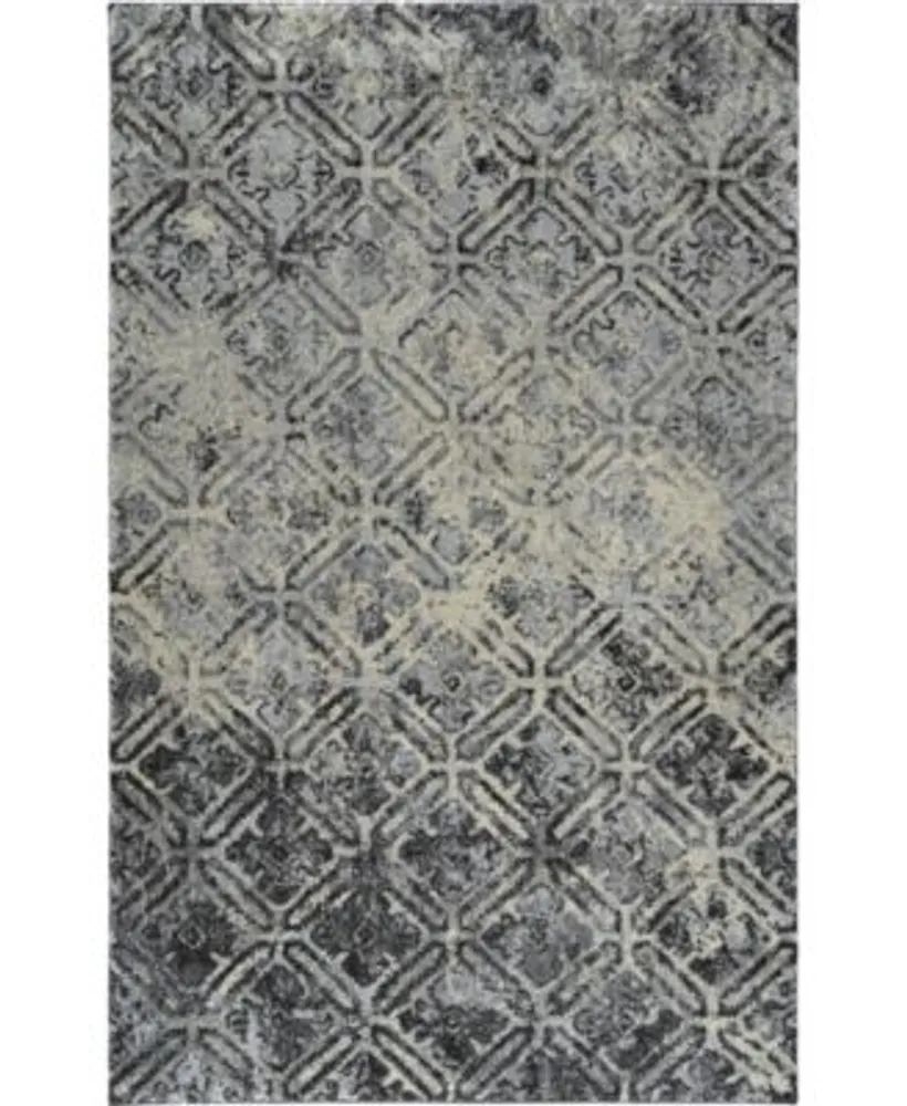 D Style Tempo Tem8 Charcoal Area Rug Collection