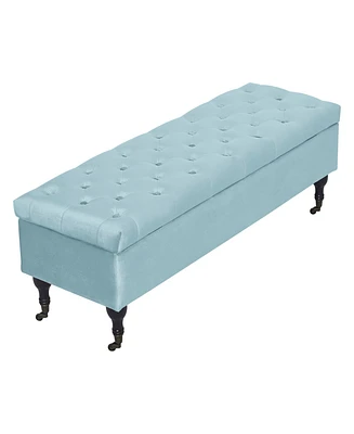 Elle Decor Collette Tufted Storage Bench