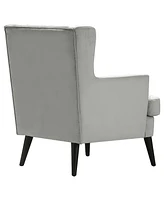 Elle Decor Celeste Tufted Velvet Accent Chair