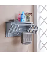 Danya B. Wall Mounted Retractable Accordion Drying Rack