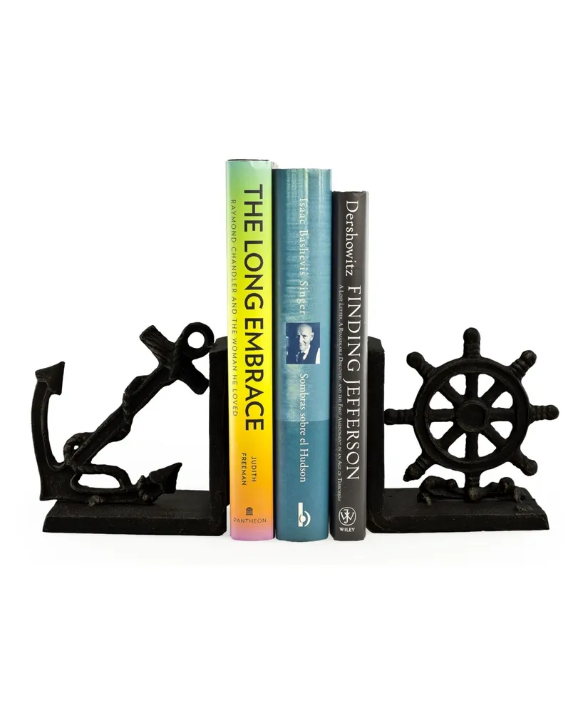 Danya B. Nautical Iron Bookend Set