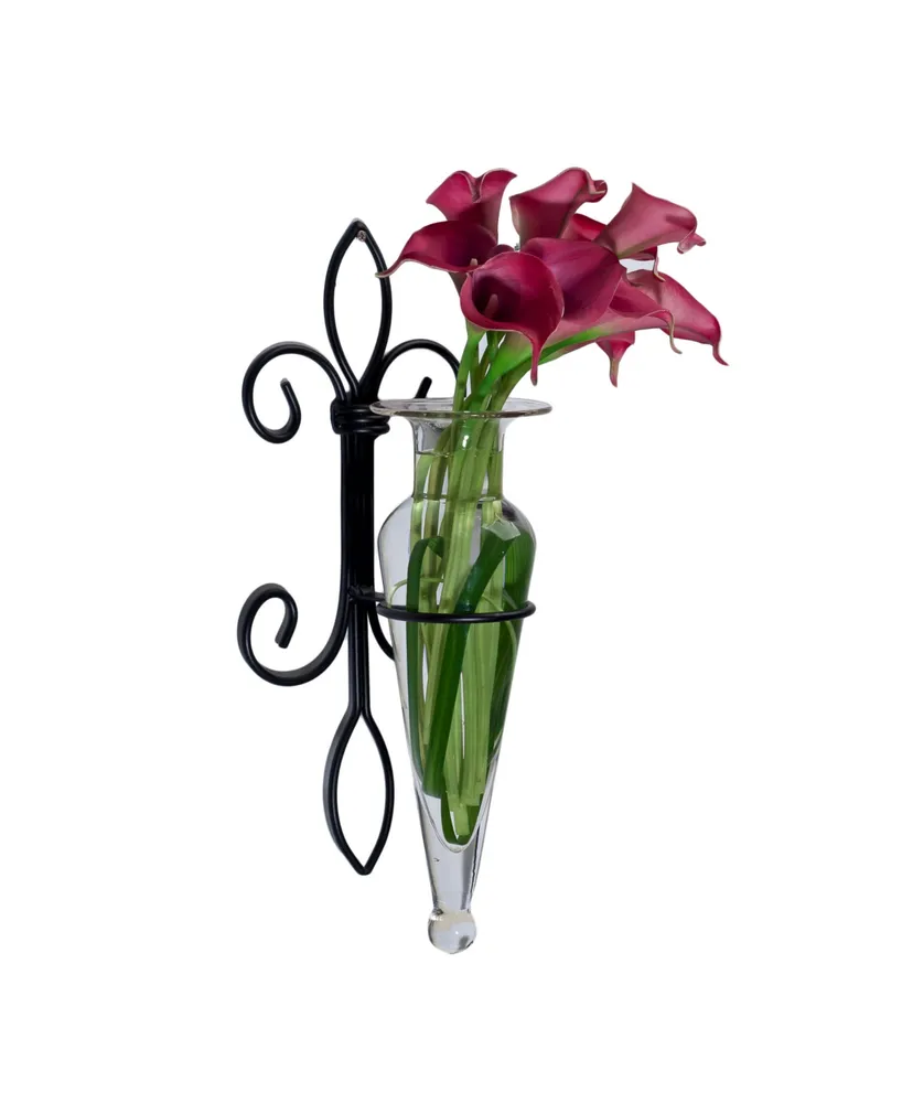 Danya B. Amphora Vase on Fleur Lis Sconce