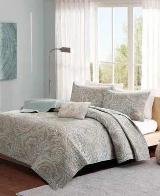 Madison Park Pure Ronan 4-Pc. Quilt Set, King/California King